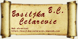 Bosiljka Čelarević vizit kartica